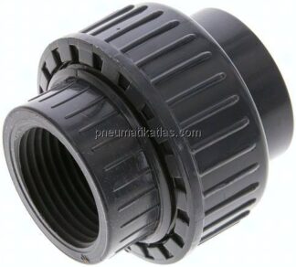 Gewindeverschraubung, PVC-U/ EPDM, Rp 1" IG