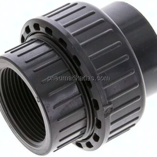 Gewindeverschraubung, PVC-U/ FKM, Rp 1-1/2" IG