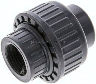 Gewindeverschraubung, PVC-U/ EPDM, Rp 1/2" IG