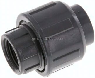 Klebe-/Gewindeverschraubung, PVC-U/ EPDM, 16mmxRp 3/8" IG