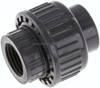 Klebe-/Gewindeverschraubung, PVC-U/ EPDM, 20mmxRp 1/2" IG