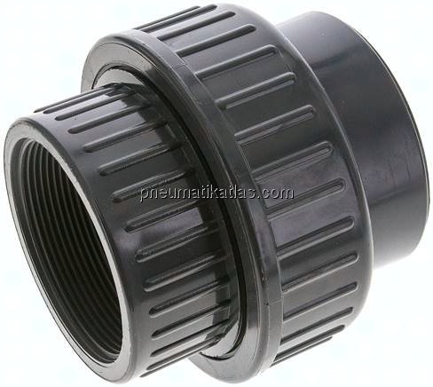 Gewindeverschraubung, PVC-U/ EPDM, Rp 2-1/2" IG