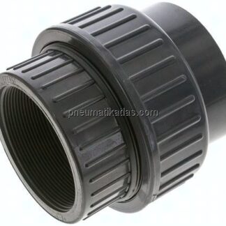 Gewindeverschraubung, PVC-U/ FKM, Rp 3" IG