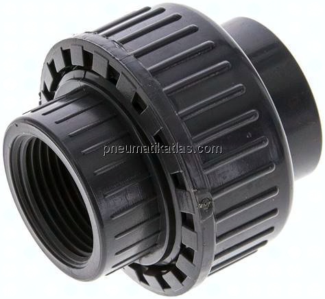 Gewindeverschraubung, PVC-U/ EPDM, Rp 3/4" IG