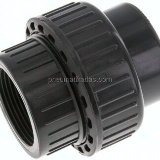 Klebe-/Gewindeverschraubung, PVC-U/ EPDM, 50mmxRp 1-1/2" IG