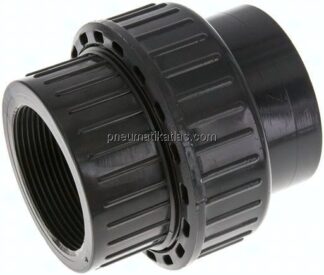 Klebe-/Gewindeverschraubung, PVC-U/ EPDM, 63mmxRp 2" IG