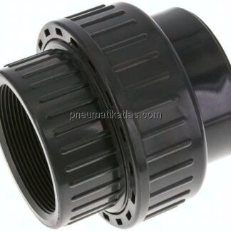 Klebe-/Gewindeverschraubung, PVC-U/ EPDM, 75mmxRp 2-1/2" IG