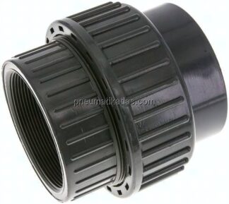 Klebe-/Gewindeverschraubung, PVC-U/ EPDM, 90mmxRp 3" IG