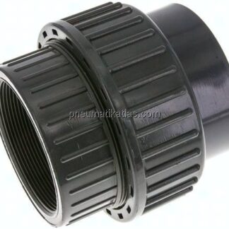 Klebe-/Gewindeverschraubung, PVC-U/ EPDM, 90mmxRp 3" IG
