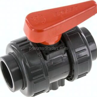 Klebemuffen-Kugelhahn, PVC-U / EPDM, 32mm (Industrieausf.)