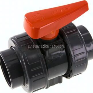 Klebemuffen-Kugelhahn, PVC-U / EPDM, 63mm (Industrieausf.)