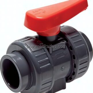Klebemuffen-Kugelhahn, PVC-U / EPDM, 75mm (Industrieausf.)