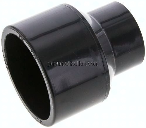 Klebemuffe, PVC-U, 63x75mm - 40mm