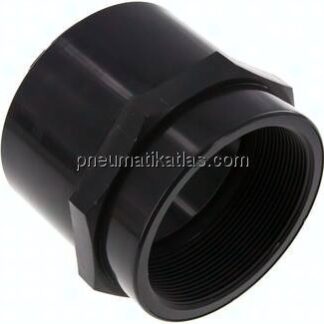 Klebe-Gewindemuffe, PVC-U, 90mmxRp 3" IG