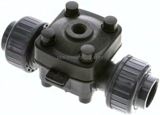 PVC-Membranventil (NO) PVC / EPDM, 25mm Klebemuffe