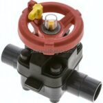 PVC-Membranventil (Hand) PVC / EPDM, 32mm Klebestutzen