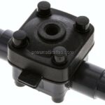 PVC-Membranventil (NO) PVC / EPDM, 25mm Klebestutzen