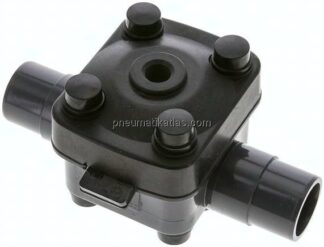 PVC-Membranventil (NO) PVC / EPDM, 32mm Klebestutzen