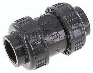 Klebemuffen-Rückschlagventil, PVC-U / FKM, 32mm