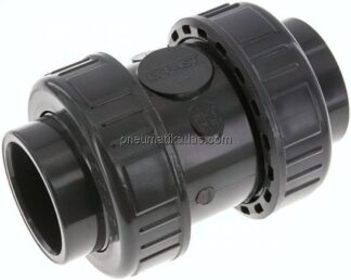 Klebemuffen-Rückschlagventil, PVC-U / EPDM, 50mm