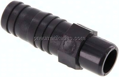 Klebe-Schlauchtülle, PVC-U, 20mm, Schlauch 20mm