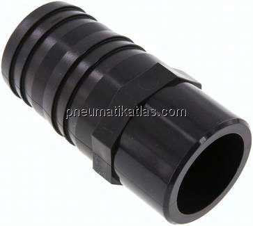 Klebe-Schlauchtülle, PVC-U, 63mm, Schlauch 63 (2-1/2")mm