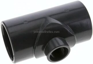 Klebemuffen-T-Stück, reduziert, PVC-U, 63x32x63mm