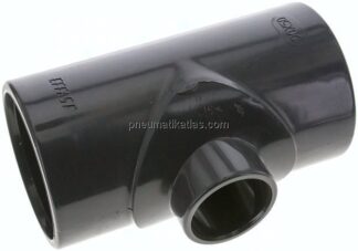 Klebemuffen-T-Stück, reduziert, PVC-U, 90x50x90mm