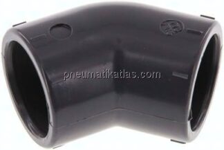 45°-Klebemuffen-Winkel, PVC-U, 25mm