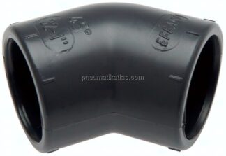 45°-Klebemuffen-Winkel, PVC-U, 90mm