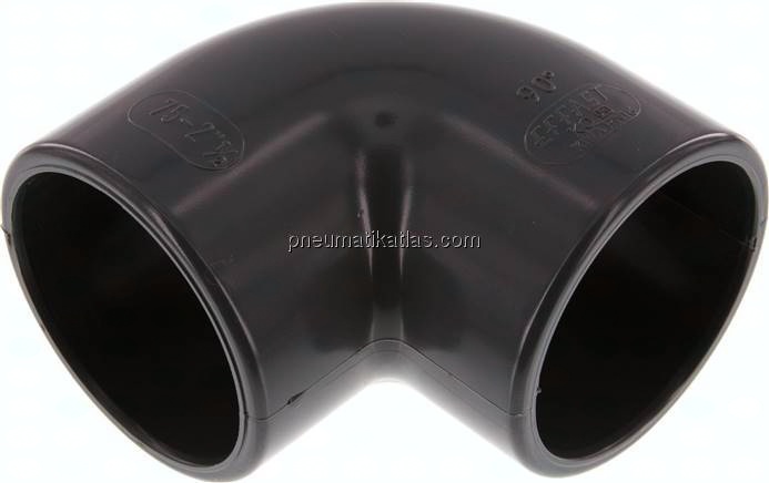 90°-Klebemuffen-Winkel, PVC-U, 75mm