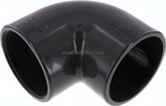 90°-Klebe-Gewindewinkel, PVC-U, 110mmxRp 4" IG
