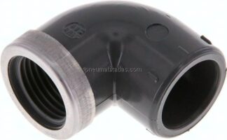 90°-Klebe-Gewindewinkel, PVC-U, 20mmxRp 1/2" IG