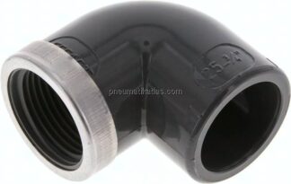 90°-Klebe-Gewindewinkel, PVC-U, 25mmxRp 3/4" IG