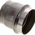 Pressfitting, Verschlusskappe, 54mm, 1.4404