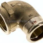 Pressfitting, Winkel, 28mm / Rp 1" IG, Kupfer / Kupferlegierung