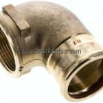 Pressfitting, Winkel, 42mm / Rp 1-1/2" IG, Kupfer / Kupferlegierung