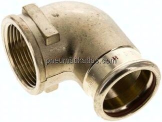 Pressfitting, Winkel, 35mm / Rp 1-1/4" IG, Kupfer / Kupferlegierung