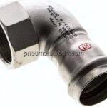 Pressfitting, Winkel, 35mm / Rp 1-1/4" IG, 1.4404