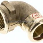 Pressfitting, Winkel, 18mm / Rp 1/2" IG, Kupfer / Kupferlegierung