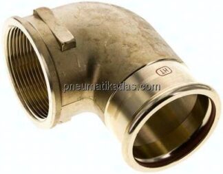 Pressfitting, Winkel, 54mm / Rp 2" IG, Kupfer / Kupferlegierung