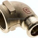 Pressfitting, Winkel, 15mm / Rp 3/4" IG, Kupfer / Kupferlegierung