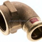 Pressfitting, Winkel, 18mm / Rp 3/4" IG, Kupfer / Kupferlegierung