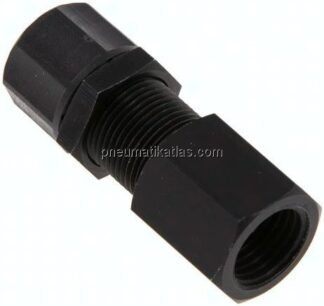 Aufschraub-Schott-Verschraubung G 1/4"-10x8mm,Aluminium