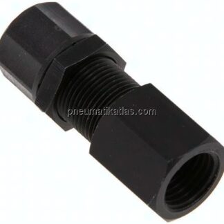 Aufschraub-Schott-Verschraubung G 1/4"-10x8mm,Aluminium
