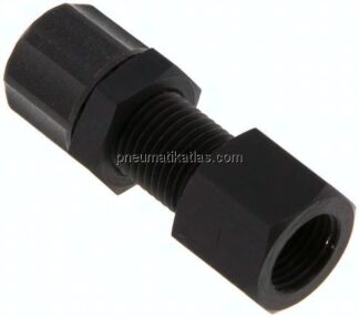 Aufschraub-Schott-Verschraubung G 1/8"-6x4mm,Aluminium
