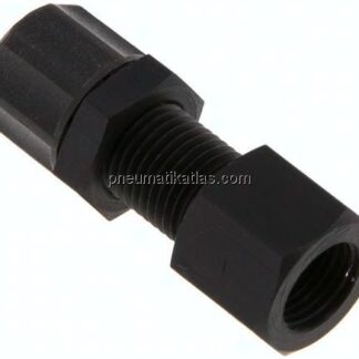 Aufschraub-Schott-Verschraubung G 1/8"-6x4mm,Aluminium