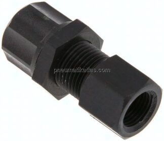 Aufschraub-Schott-Verschraubung G 1/8"-8x6mm,Aluminium