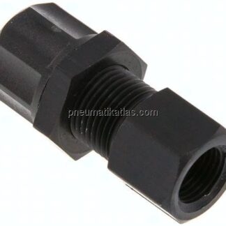 Aufschraub-Schott-Verschraubung G 1/8"-8x6mm,Aluminium
