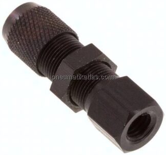 Aufschraub-Schott-Verschraubung M 5-4,3x3mm,Aluminium